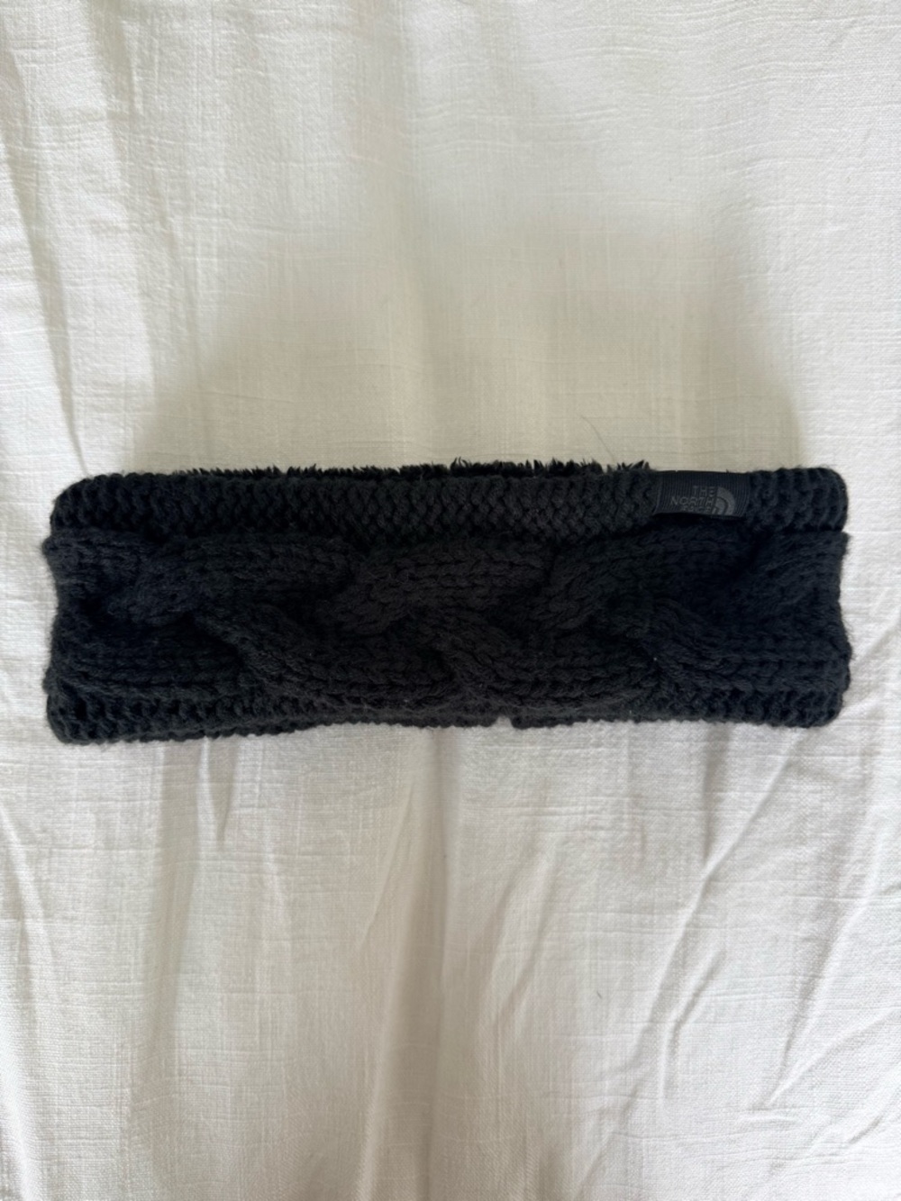 The North Face Black Cable Knit Headband